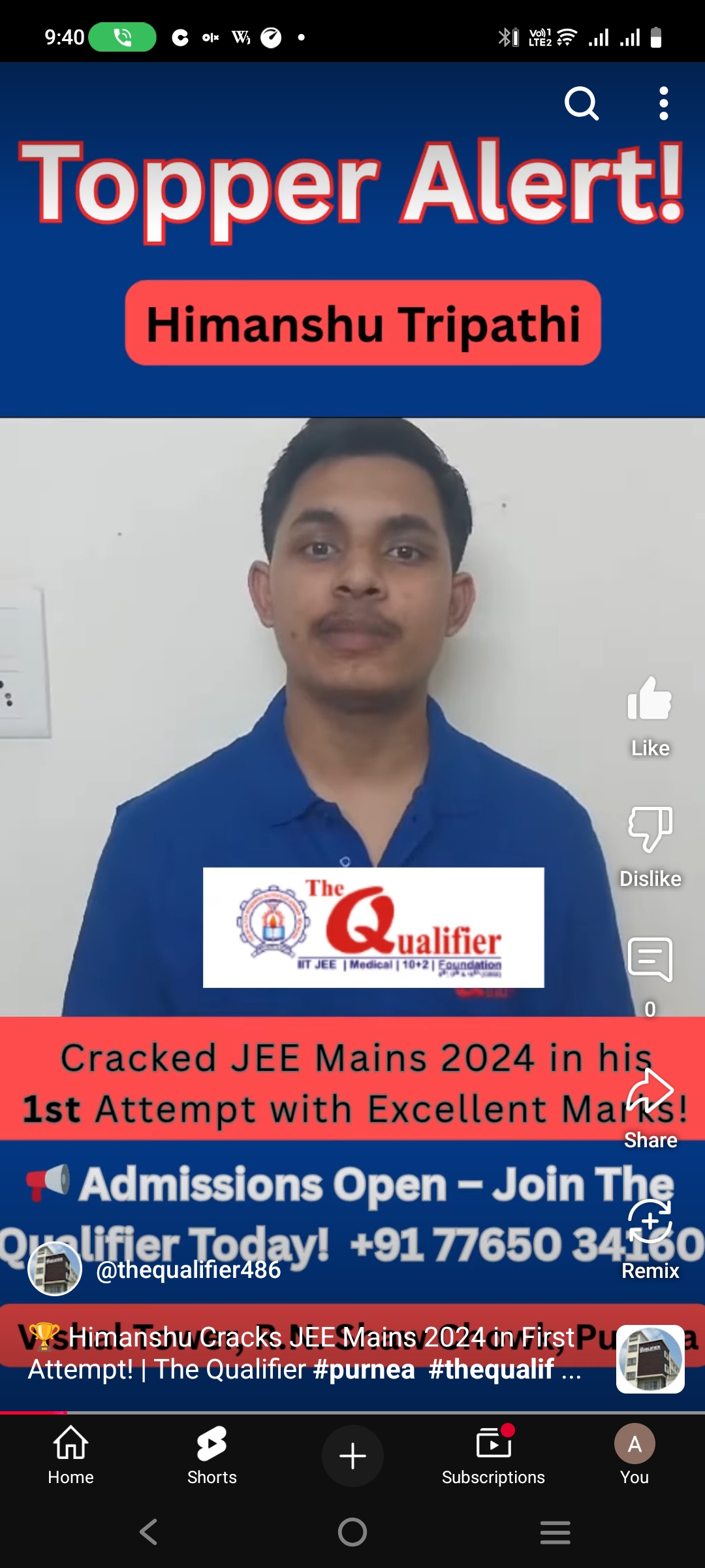 IIT JEE Student